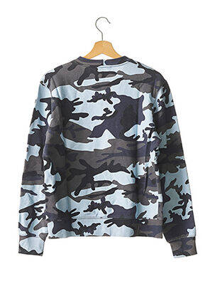 Sweat-shirt coupe over-size manches longues bleu SANDRO femme