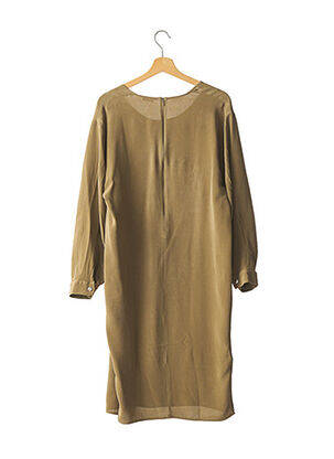 Robe mi-longue manches longues manches longues vert JOSEPH femme