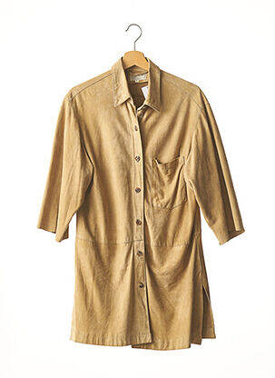 Chemisier poches poitrine manches 3/4 beige PAUW femme