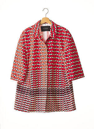 Manteau long rouge TARA JARMON pour femme