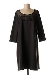 Robe mi-longue noir YOEK pour femme seconde vue