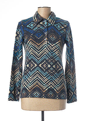 Polo bleu GEVANA pour femme