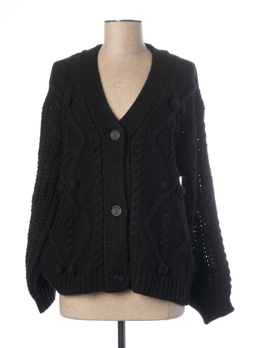 Gilet manches longues noir CREAM pour femme