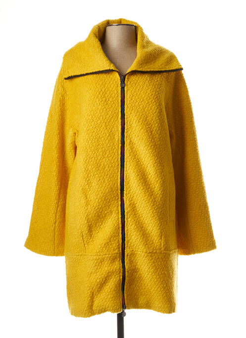 Manteau long jaune DESIGUAL pour femme