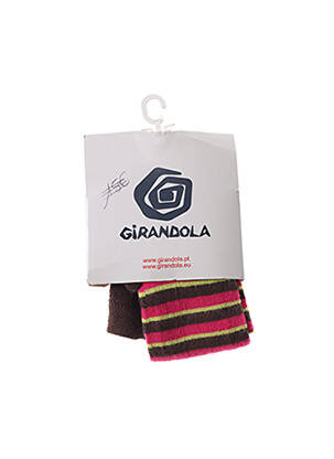 Collants marron GIRANDOLA pour fille