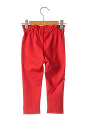 Pantalon droit rouge 3 POMMES pour fille seconde vue