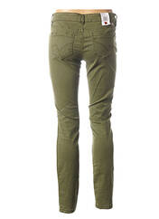 Jeans coupe slim vert TIMEZONE pour femme seconde vue