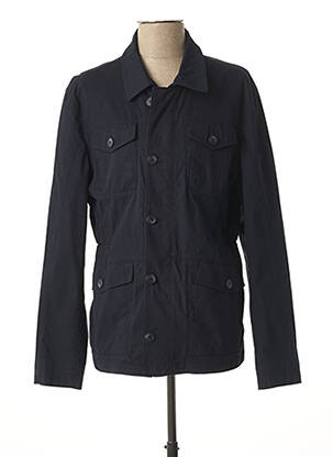 Parka bleu BRUNO SAINT HILAIRE pour homme