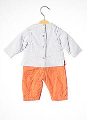 Combi-pantalon orange 3 POMMES pour garçon seconde vue