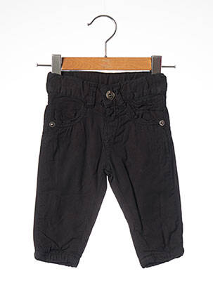 Pantalon droit noir 3 POMMES pour garçon