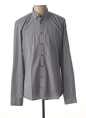 Chemise manches longues gris JUPITER pour homme