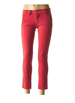 Pantalon 7/8 rouge PLEASE pour femme