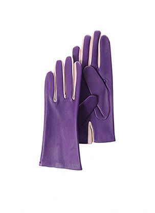 Gants violet ANDRE POUJADE pour femme