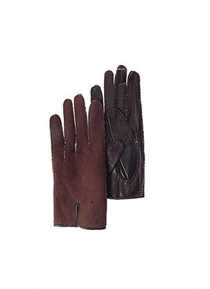 Gants marron GLOVE STORY pour femme
