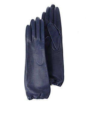 Gants bleu ANDRE POUJADE pour femme