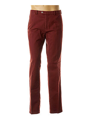 Pantalon droit rouge BUGATTI pour homme