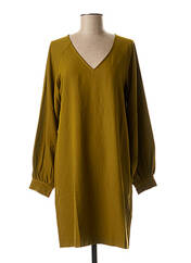 Robe courte vert ICHI pour femme seconde vue