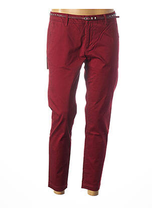 Pantalon 7/8 stretch taille basse rouge SALSA femme