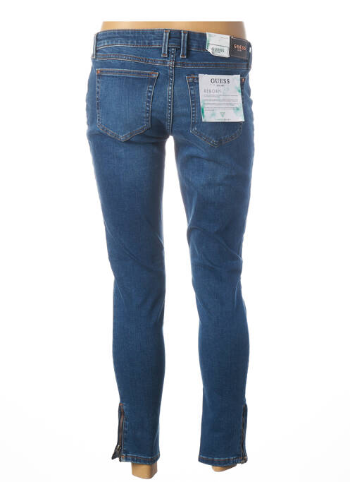Jeans coupe slim bleu GUESS pour femme