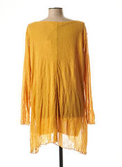 T-shirt jaune JUST CURVY pour femme seconde vue