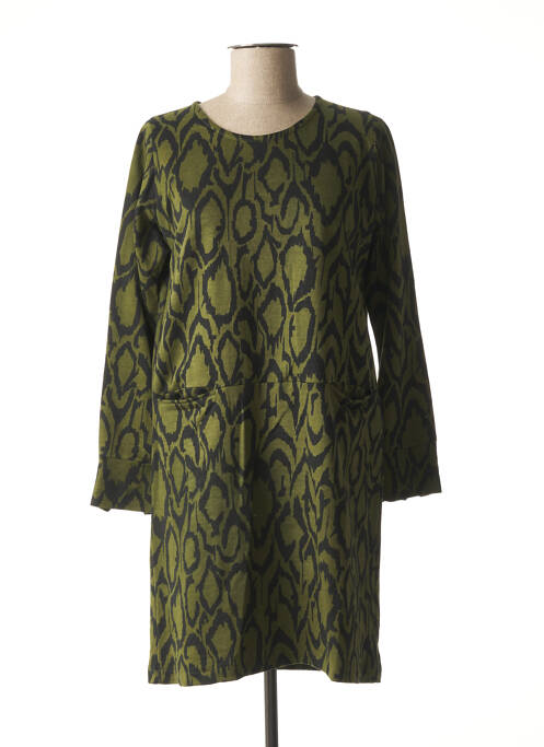 Robe courte vert PRINCESSE NOMADE pour femme