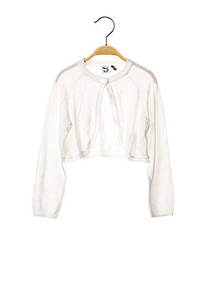 Boléro blanc 3 POMMES pour fille