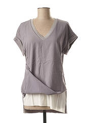 T-shirt gris RICK CARDONA pour femme seconde vue