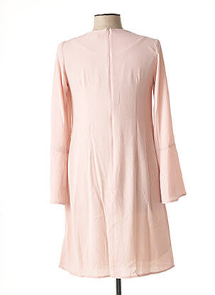Robe courte manches longues manches longues rose HEINE femme