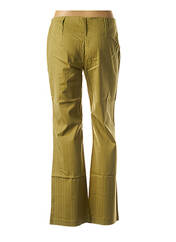 Pantalon droit vert BLANCHEPORTE pour femme seconde vue