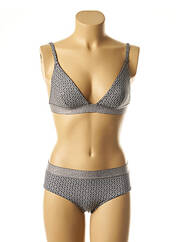Maillot de bain 2 pièces gris VANITY FAIR pour femme seconde vue