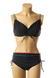 Maillot de bain 2 pièces noir BELCOR femme