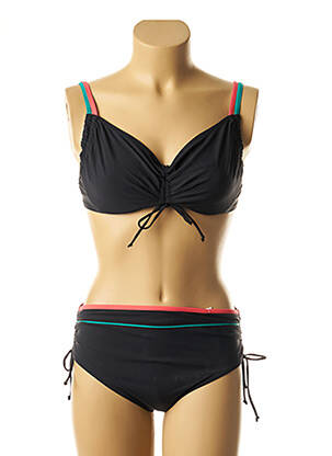 Maillot de bain 2 pièces noir BELCOR femme