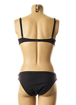 Maillot de bain 2 pièces stretch haut soutien-gorge moulé noir VANITY FAIR femme