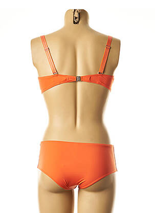 Maillot de bain 2 pièces stretch haut soutien-gorge moulé orange SIMONE PERELE femme