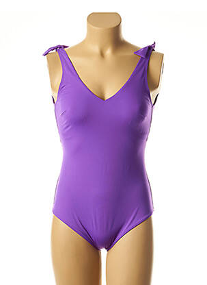 Maillot de bain 1 pièce haut bandeau haut bandeau violet SIMONE PERELE femme