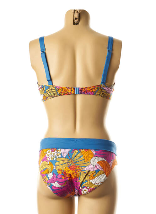 Maillot de bain 2 pièces bleu BELCOR pour femme