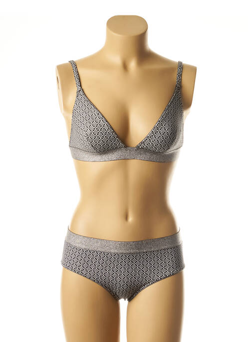 Maillot de bain 2 pièces gris VANITY FAIR pour femme
