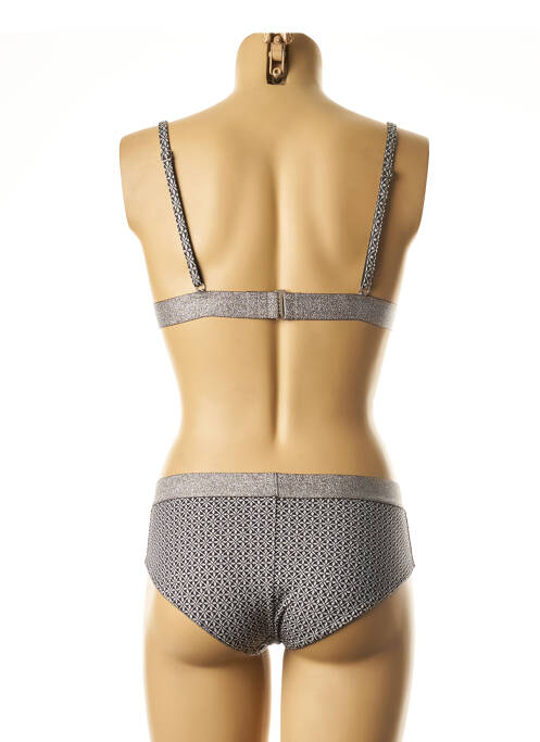 Maillot de bain 2 pièces gris VANITY FAIR pour femme