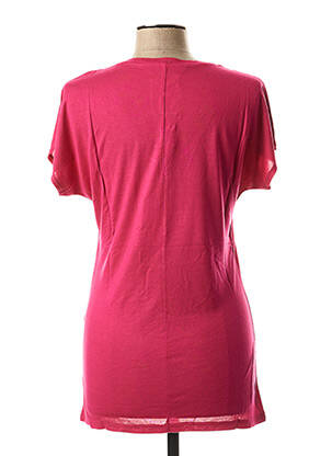 T-shirt col v manches courtes rose O'NEILL femme