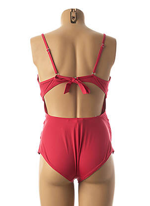 Maillot de bain maternité tissage jersey rouge CACHE COEUR femme