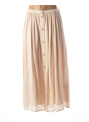 Jupe longue beige SESSUN pour femme