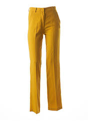 Pantalon droit jaune ESSENTIEL pour femme seconde vue
