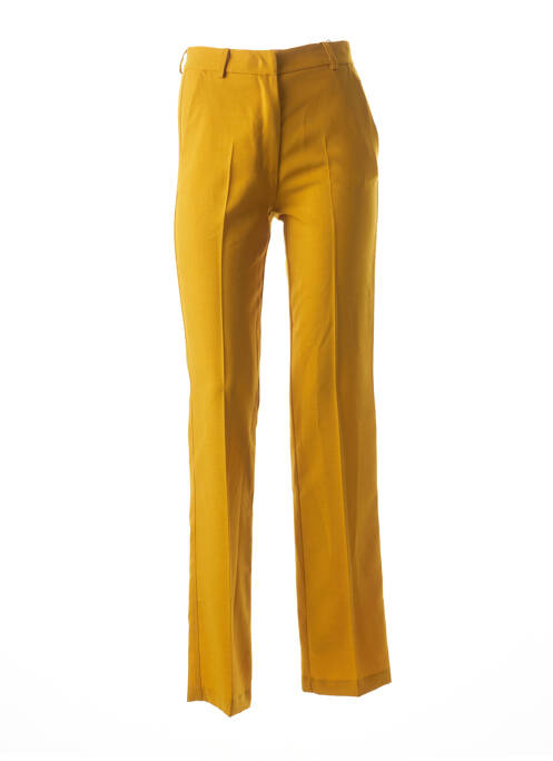 Pantalon droit jaune ESSENTIEL pour femme