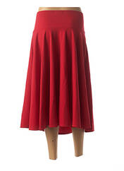 Jupe longue rouge BELSIRA pour femme seconde vue
