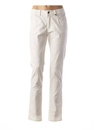 Pantalon slim blanc MADO ET LES AUTRES pour femme