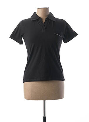 Polo noir HAKA DANCE pour femme