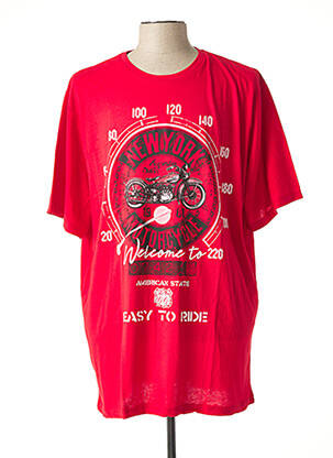 T-shirt rouge EASY pour homme