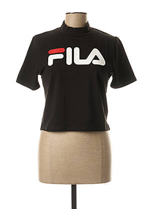 T-shirt noir FIL A pour femme