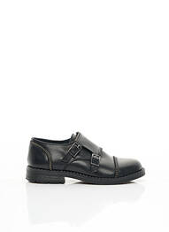 Derbies tissage satiné noir YEP fille