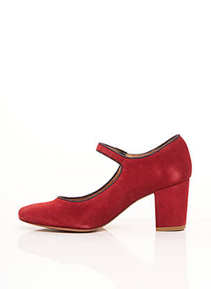 Escarpins fermeture boucle(s) talon de 4 à 6cm rouge SESSUN femme